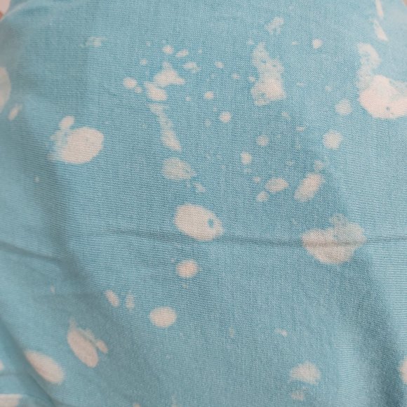 Calvin Klein Women Small Light Blue Tie Dye Rayon Stretch Open Back Sleeveless - Picture 9 of 11